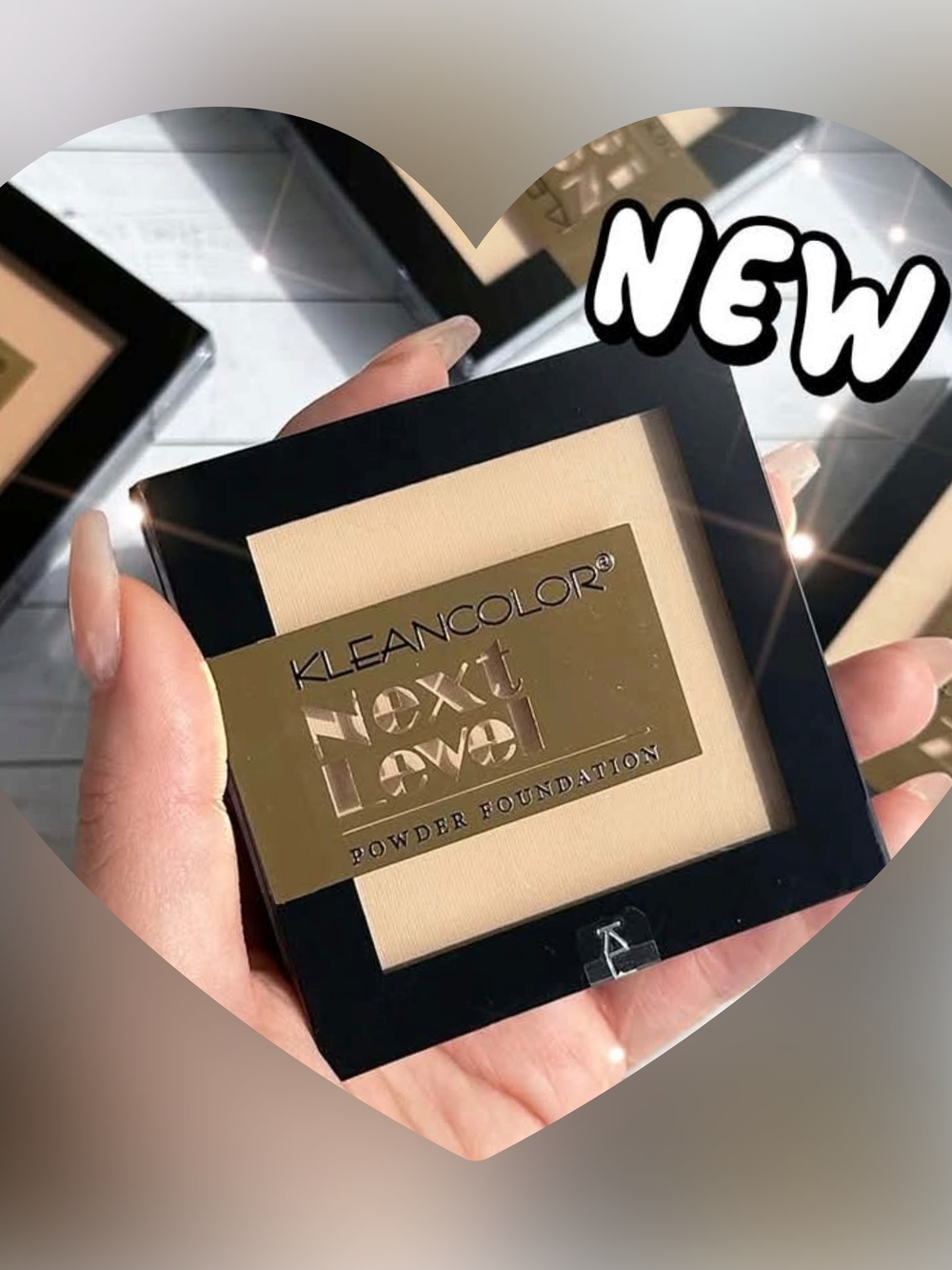 Nwt Kleancolor Next Level Powder Foundation — Light Beige Compact